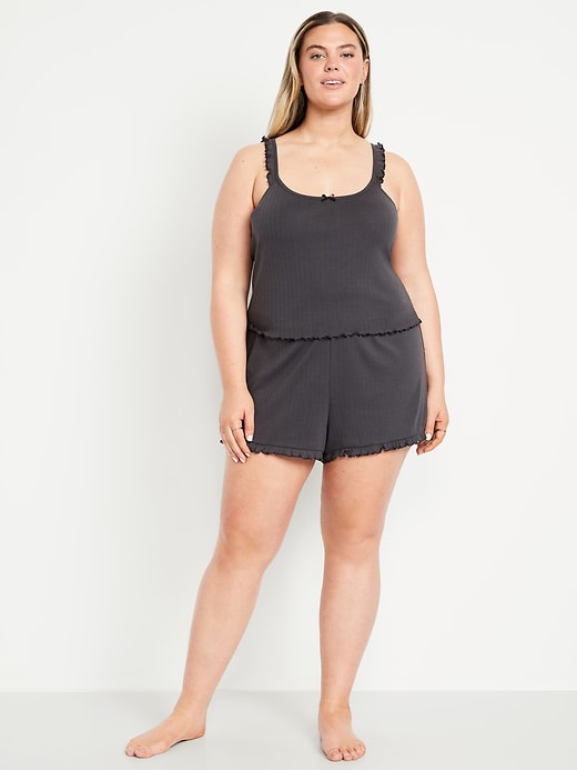 Image number 7 showing, Pointelle Pajama Short Set