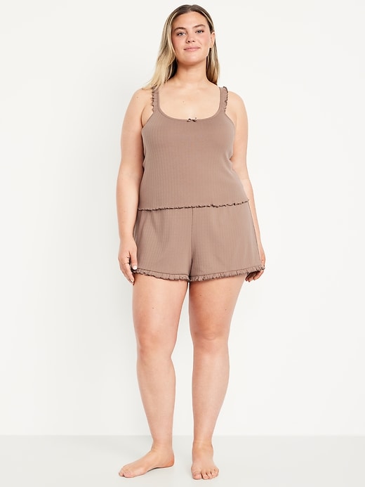 Image number 7 showing, Pointelle Pajama Short Set