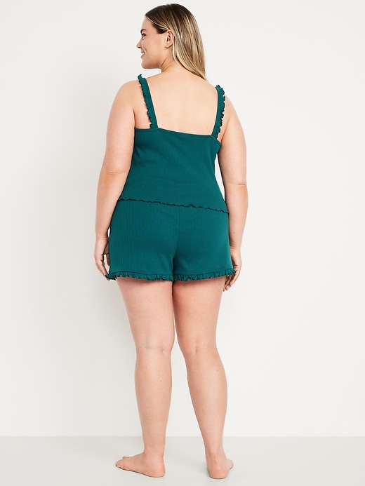 Image number 8 showing, Pointelle Pajama Short Set