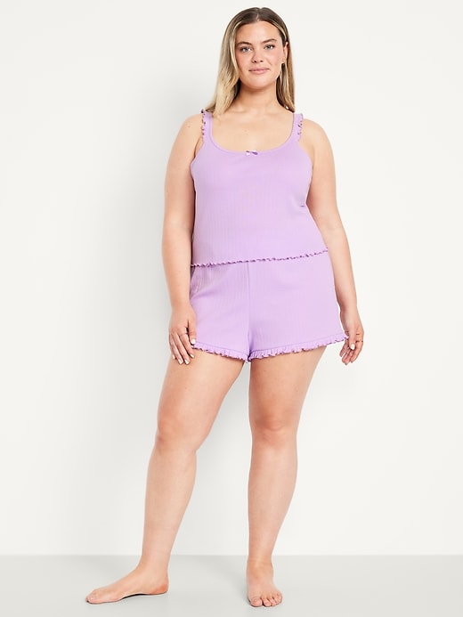 Image number 7 showing, Pointelle Pajama Short Set