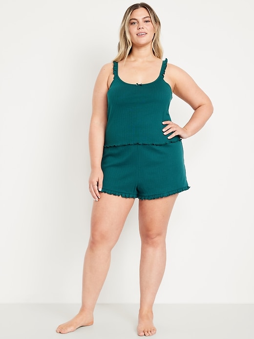 Image number 7 showing, Pointelle Pajama Short Set