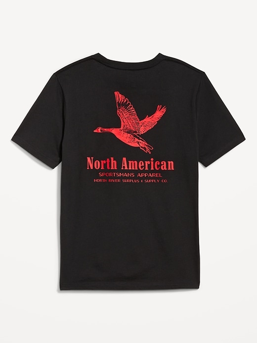 View large product image 2 of 2. Graphic Crew-Neck T-Shirt