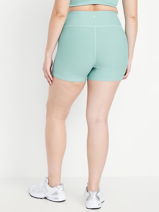 Image number 5 showing, High-Waisted PowerSoft Biker Shorts -- 4-inch inseam