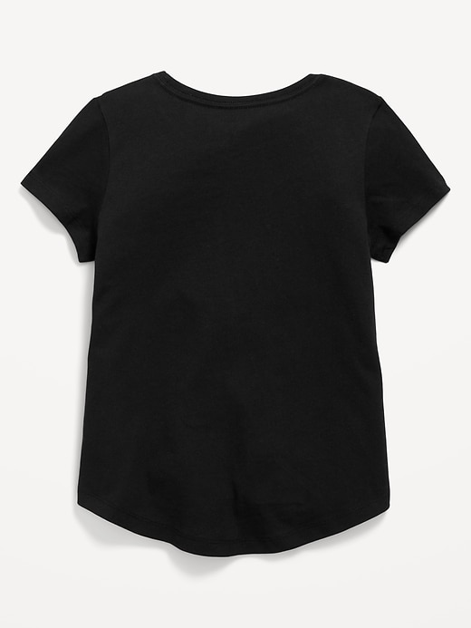 View large product image 2 of 2. Disney© Stitch Halloween Graphic T-Shirt for Girls