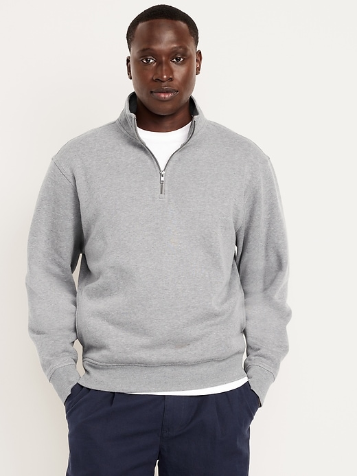 Image number 1 showing, Oversized Rotation Fleece Quarter Zip