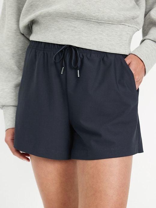 Image number 3 showing, High-Waisted PowerSoft Shorts -- 3.5-inch inseam