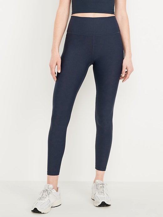 Image number 1 showing, High-Waisted PowerSoft 7/8 Leggings