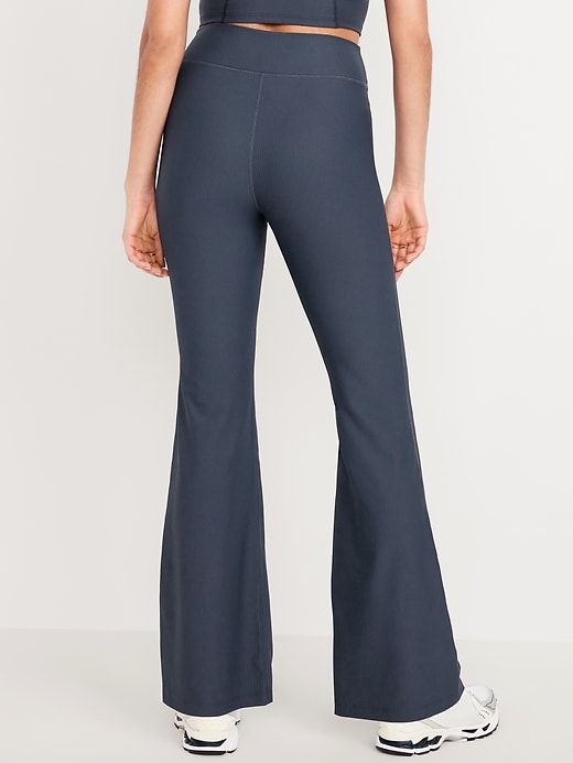 Image number 2 showing, Extra High-Waisted PowerSoft Rib Flare Leggings