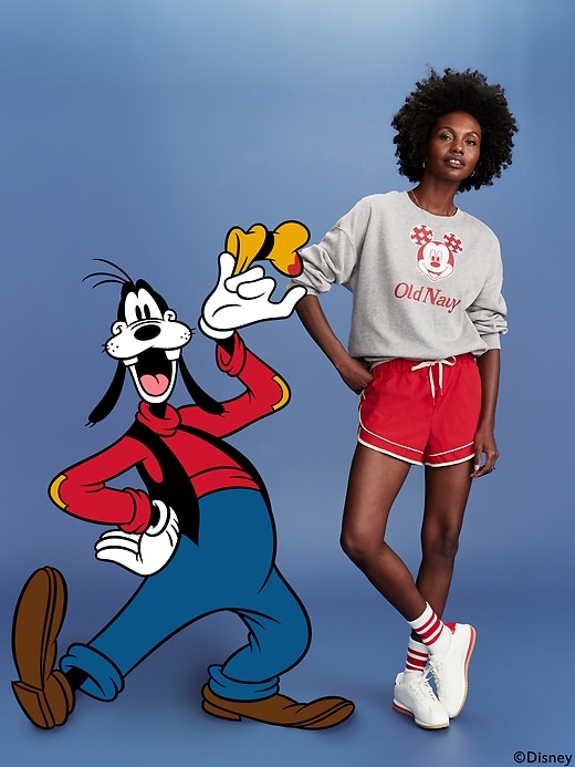 Image number 3 showing, Old Navy x Disney© Mickey Mouse Oversized Graphic Flag Sweatshirt