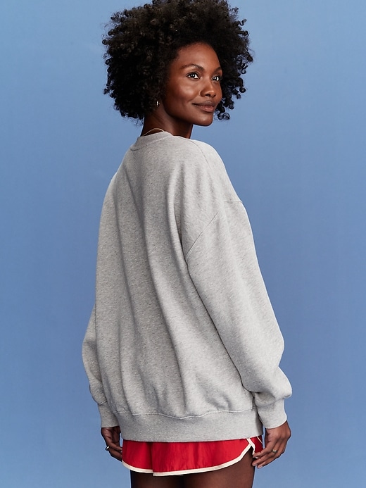 Image number 2 showing, Old Navy x Disney© Mickey Mouse Oversized Graphic Flag Sweatshirt
