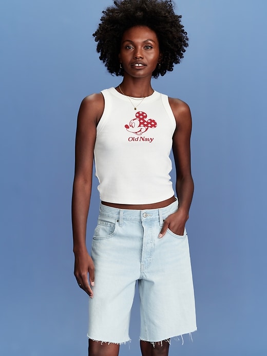 Image number 1 showing, Old Navy x Disney© Mickey Mouse Snug Logo Graphic Flag Tank Top