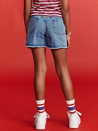 Image number 2 showing, Old Navy x Disney© High-Waisted Cutoff Jean Shorts for Girls