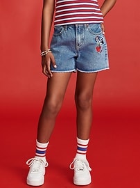 View large product image 3 of 5. Old Navy x Disney© High-Waisted Cutoff Jean Shorts for Girls