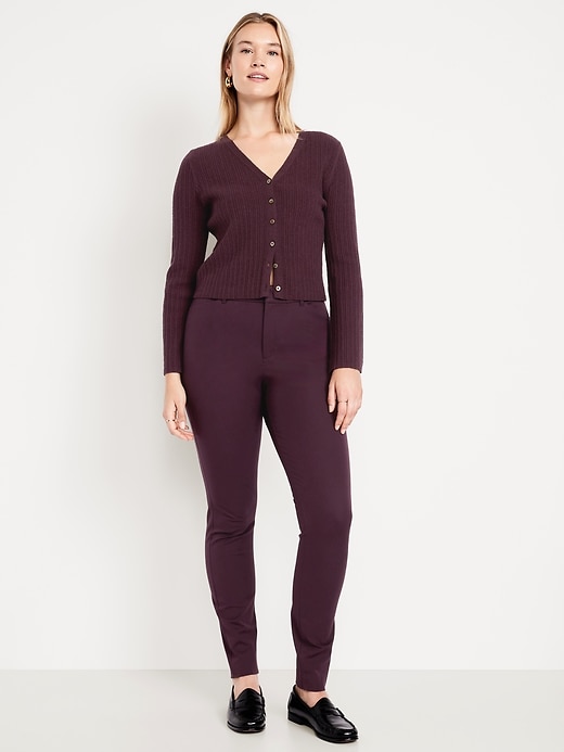 Image number 3 showing, High-Waisted Pixie Skinny Pants