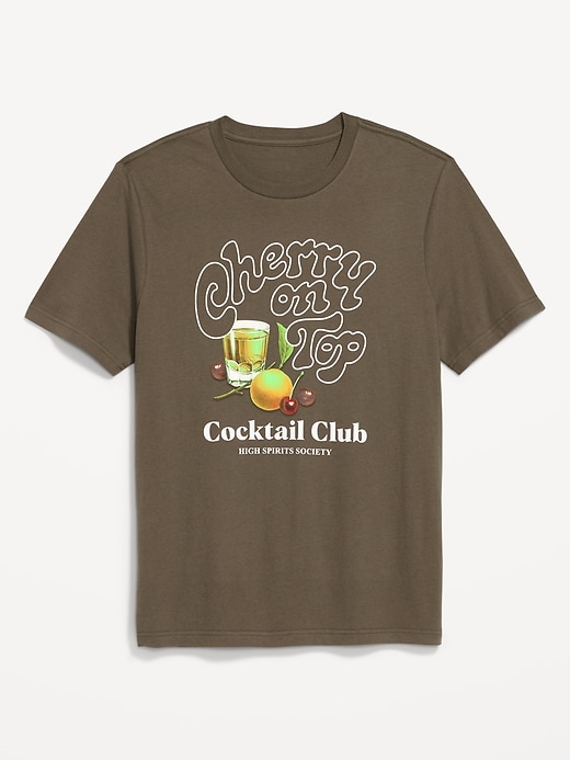 View large product image 1 of 1. Crew-Neck Graphic T-Shirt