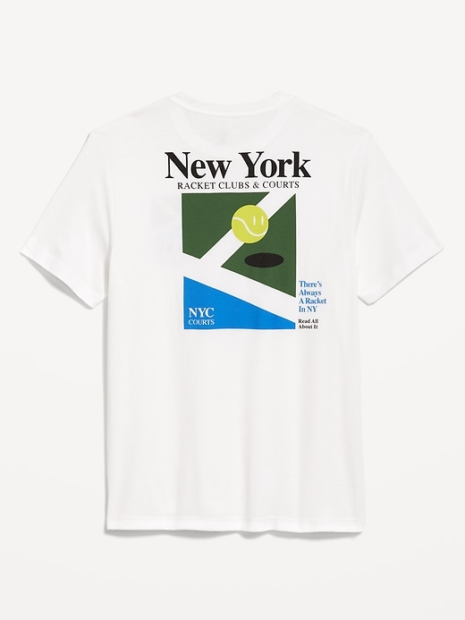 Voir une image plus grande du produit 2 de 2. T-shirt ras du cou à imprimé