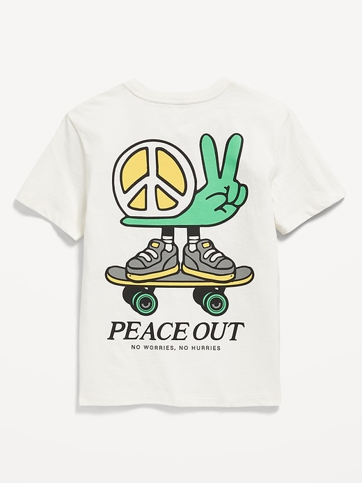 View large product image 2 of 2. Short-Sleeve Graphic T-Shirt for Boys