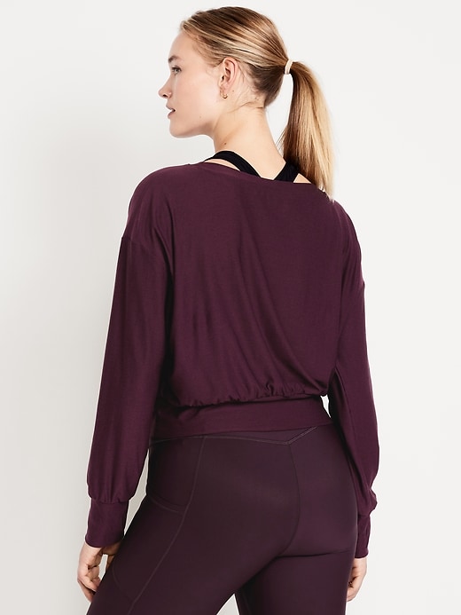 Image number 6 showing, CloudMotion Boat-Neck Top
