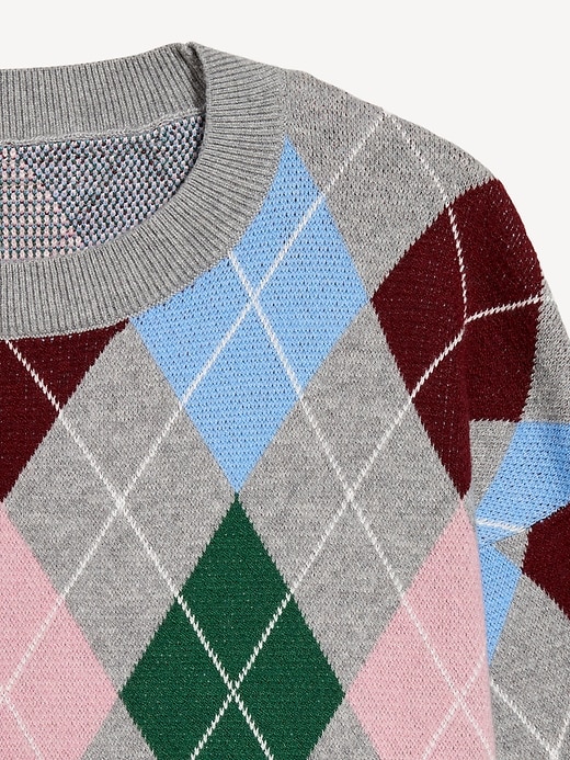 Image number 5 showing, SoSoft Cropped Argyle Sweater