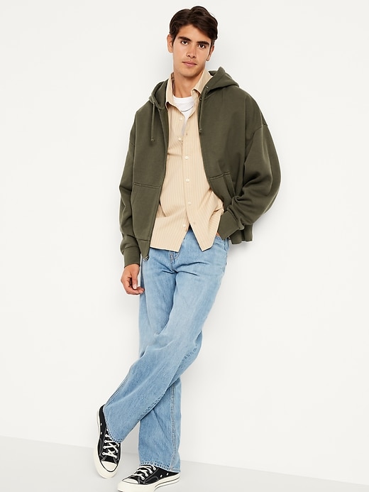 Image number 3 showing, Oversized Heavyweight Zip Hoodie