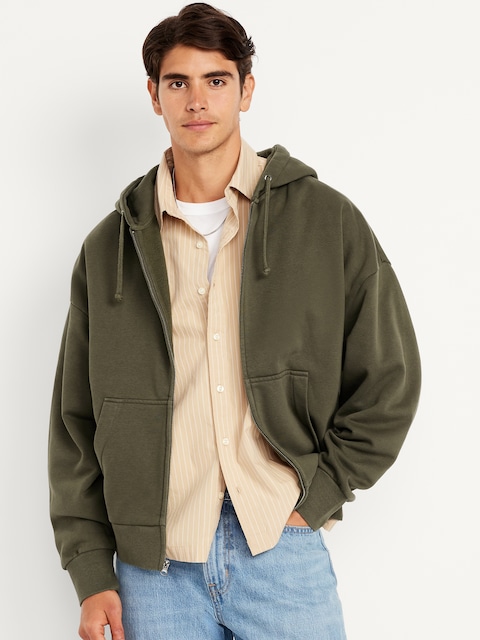 Oversized Heavyweight Zip Hoodie