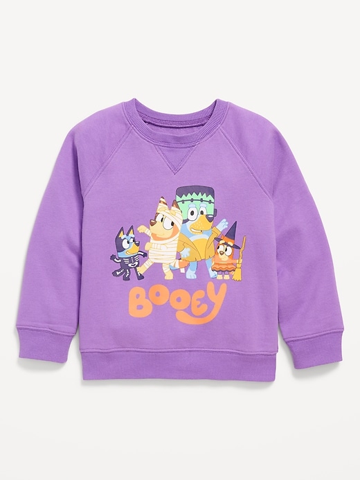 View large product image 1 of 2. Bluey™ Unisex Halloween Graphic Sweatshirt for Toddler
