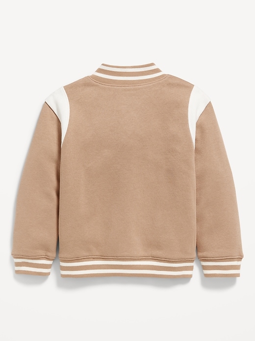 Voir une image plus grande du produit 2 de 2. Blouson aviateur en molleton pour tout-petit garçon