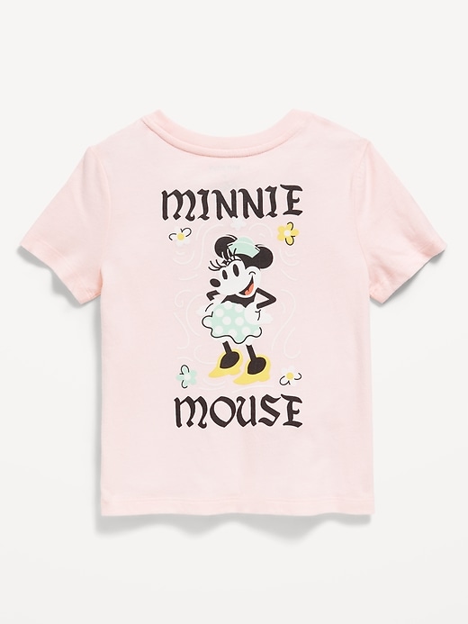 View large product image 2 of 2. Disney© Minnie Mouse Graphic T-Shirt for Toddler Girls