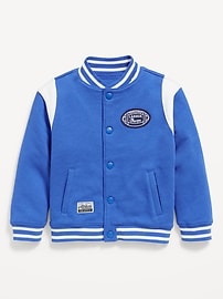 L'image numéro 1 présente Blouson aviateur en molleton pour tout-petit garçon