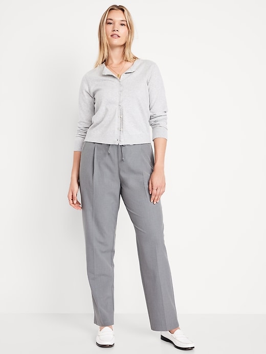 Image number 4 showing, High-Waisted Bille Straight Ankle Trouser