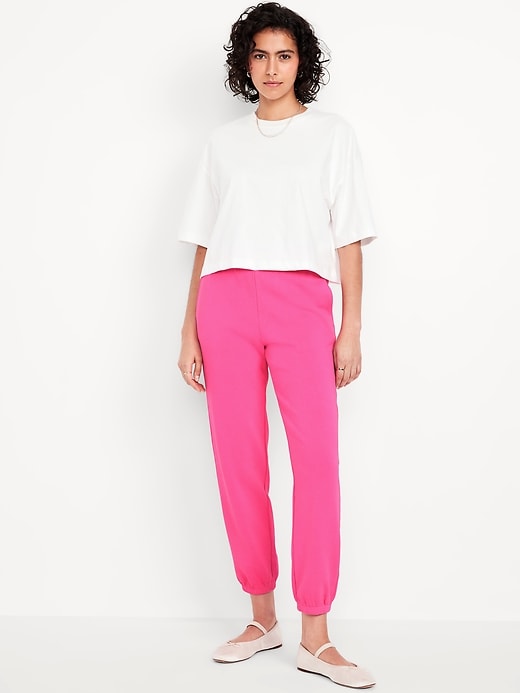 Image number 1 showing, High-Waisted SoComfy Jogger Sweatpants