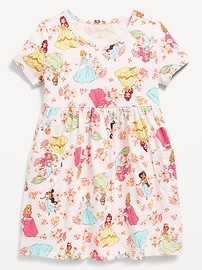 L'image numéro 1 présente Robe ajustée et évasée à poche Disney© pour toute-petite fille