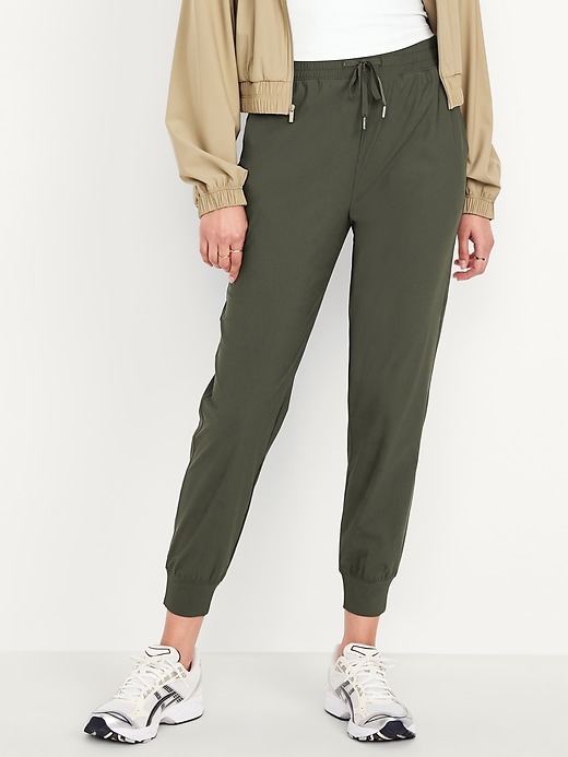Image number 1 showing, High-Waisted SleekTech Joggers