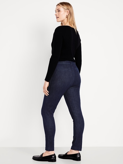 Image number 4 showing, High-Waisted Pixie Skinny Ankle Pants