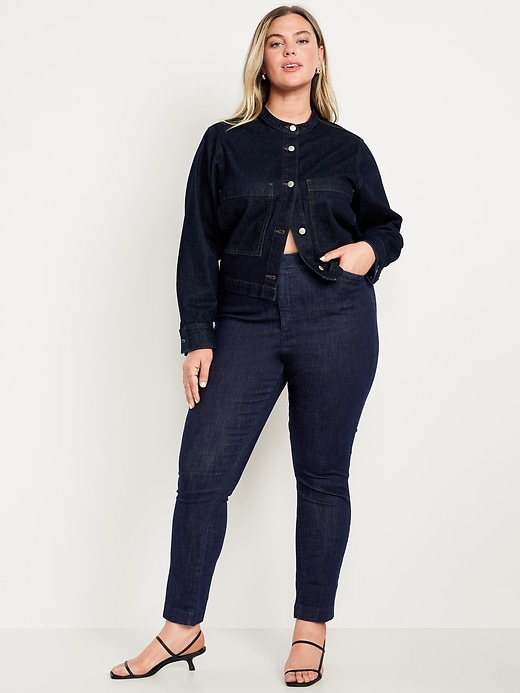 Image number 5 showing, High-Waisted Pixie Skinny Ankle Pants
