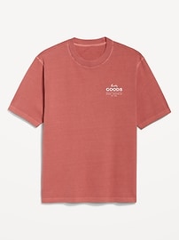 Image number 1 showing, Heavyweight Crew-Neck Graphic T-Shirt