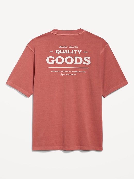Image number 5 showing, Heavyweight Crew-Neck Graphic T-Shirt