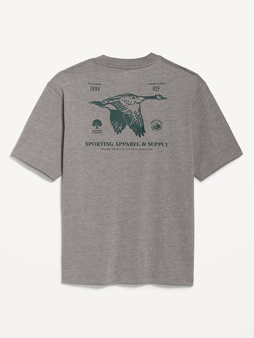Image number 3 showing, Heavyweight Crew-Neck Graphic T-Shirt