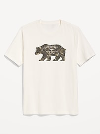 L'image numéro 1 présente T-shirt ras du cou à imprimé