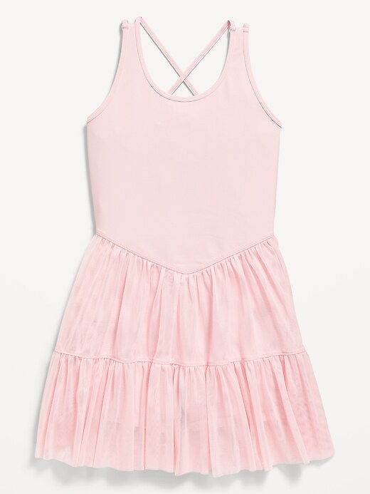 View large product image 1 of 3. PowerSoft Sleeveless Tutu Athletic Dress for Girls