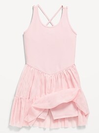 View large product image 3 of 3. PowerSoft Sleeveless Tutu Athletic Dress for Girls