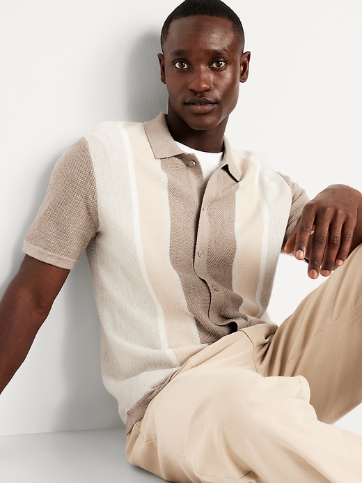 Image number 3 showing, Button-Down Striped Polo