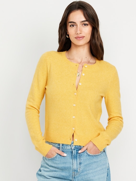 Image number 1 showing, SoSoft Cropped Cardigan Sweater
