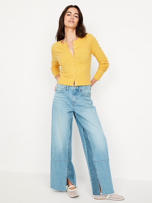 Image number 3 showing, SoSoft Cropped Cardigan Sweater