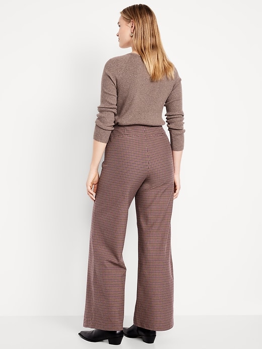 Image number 5 showing, High-Waisted Pull-On Pixie Wide-Leg Pants
