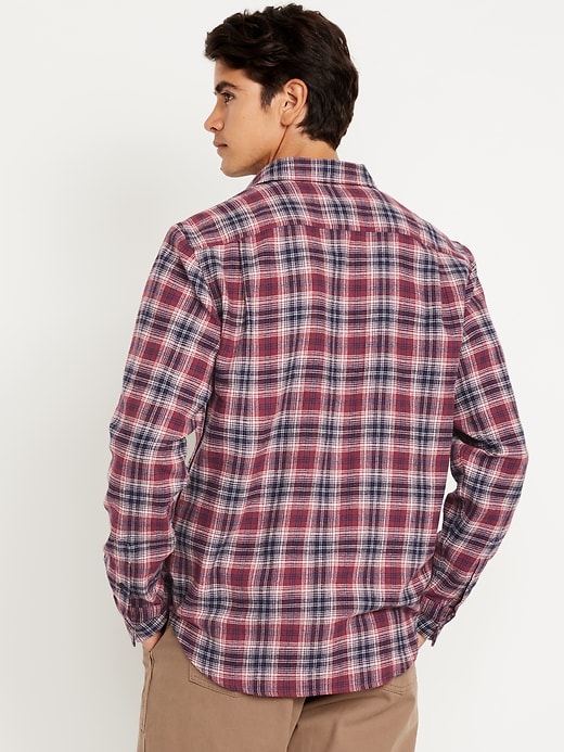 Image number 5 showing, Plaid Flannel Pocket Shirt