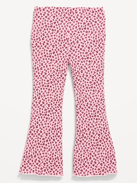 Ribbed Flare-Leg Leggings for Toddler Girls - Multi