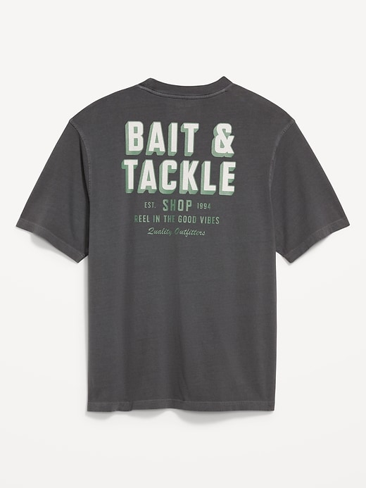 Image number 2 showing, Heavyweight Crew-Neck Graphic T-Shirt