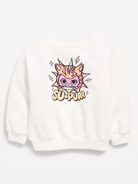 Disney© SuperKitties™ Sweatshirt for Toddler Girls - White