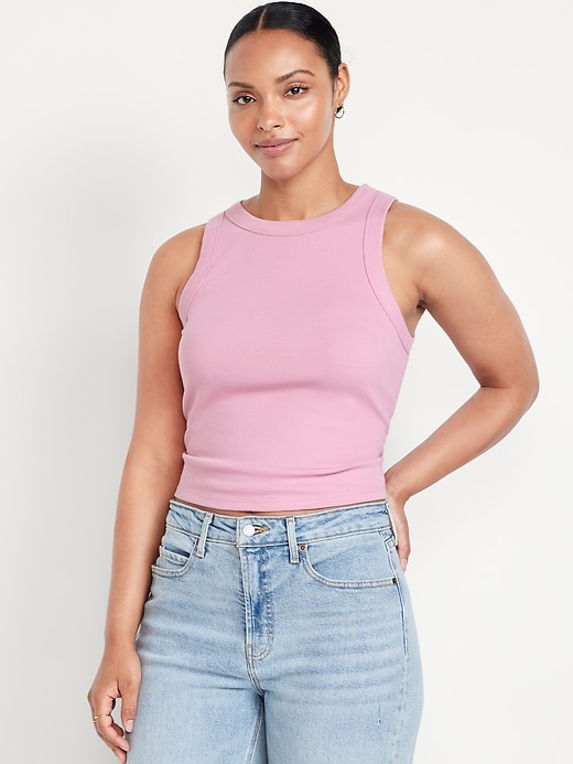 Image number 4 showing, Snug Crop Tank Top